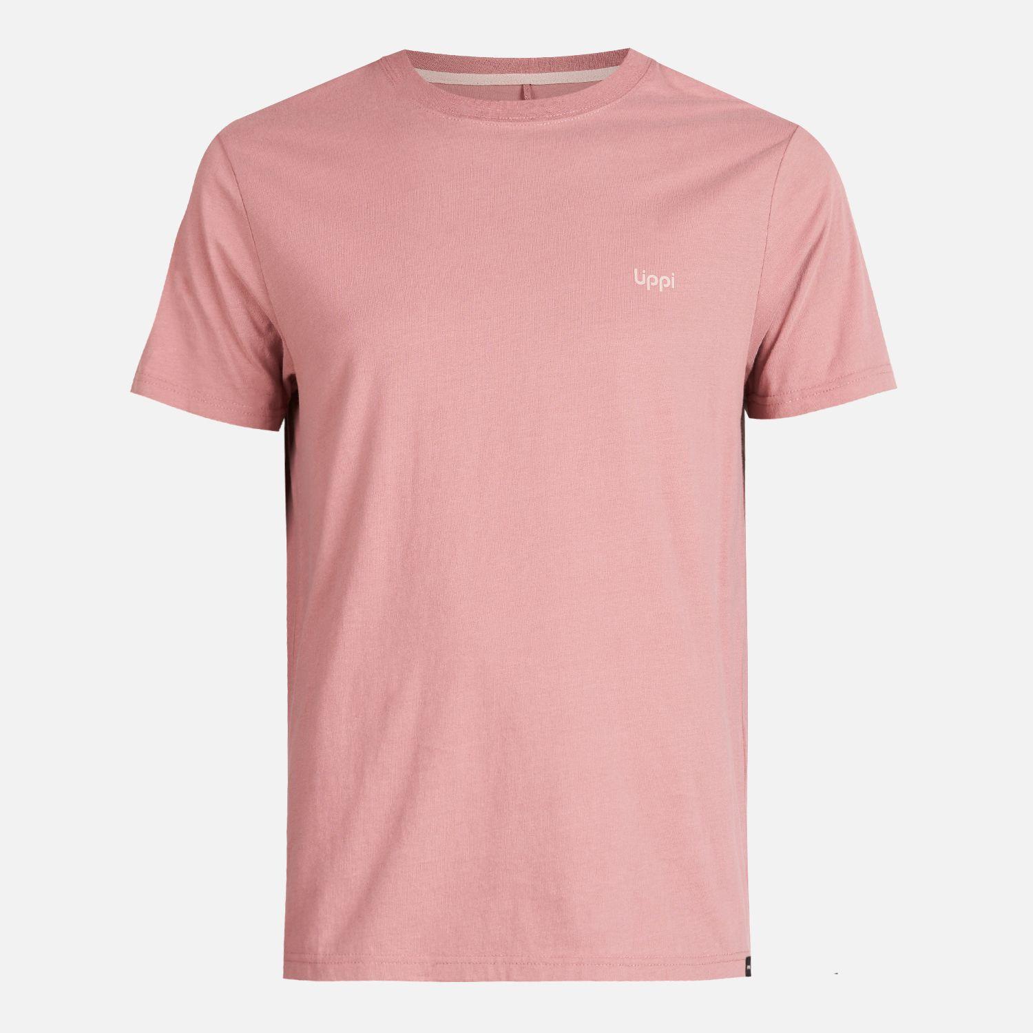 Polera Hombre Ulmo Cotton UV-Stop T-Shirt Palo Rosa Lippi-0