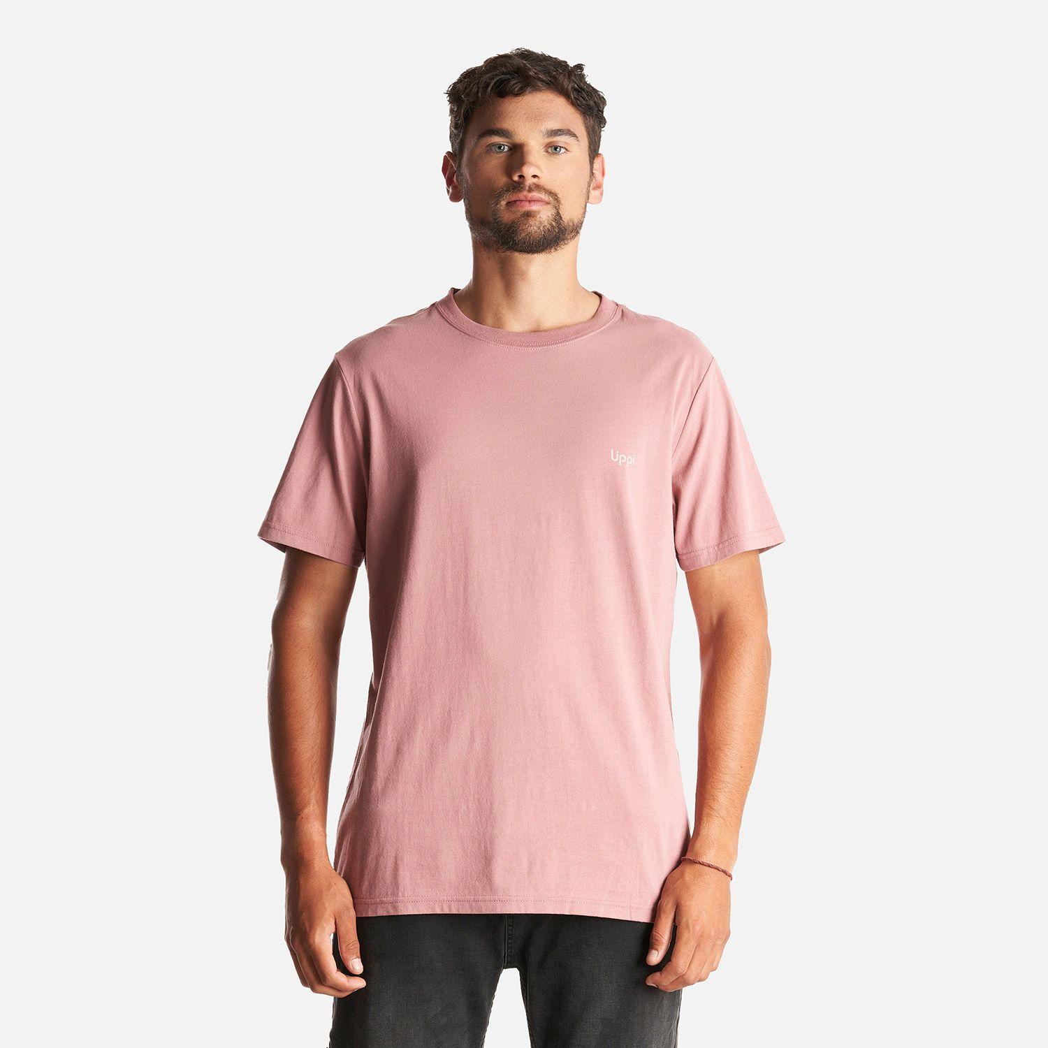 Polera Hombre Ulmo Cotton UV-Stop T-Shirt Palo Rosa Lippi-1