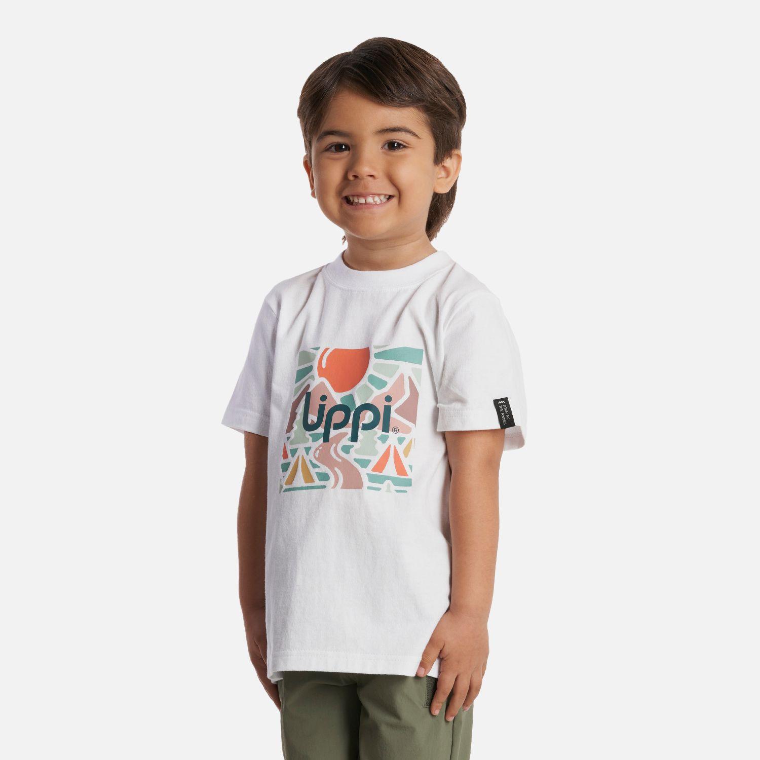 Polera Niño Logo Lippi T-Shirt Blanco Lippi-2