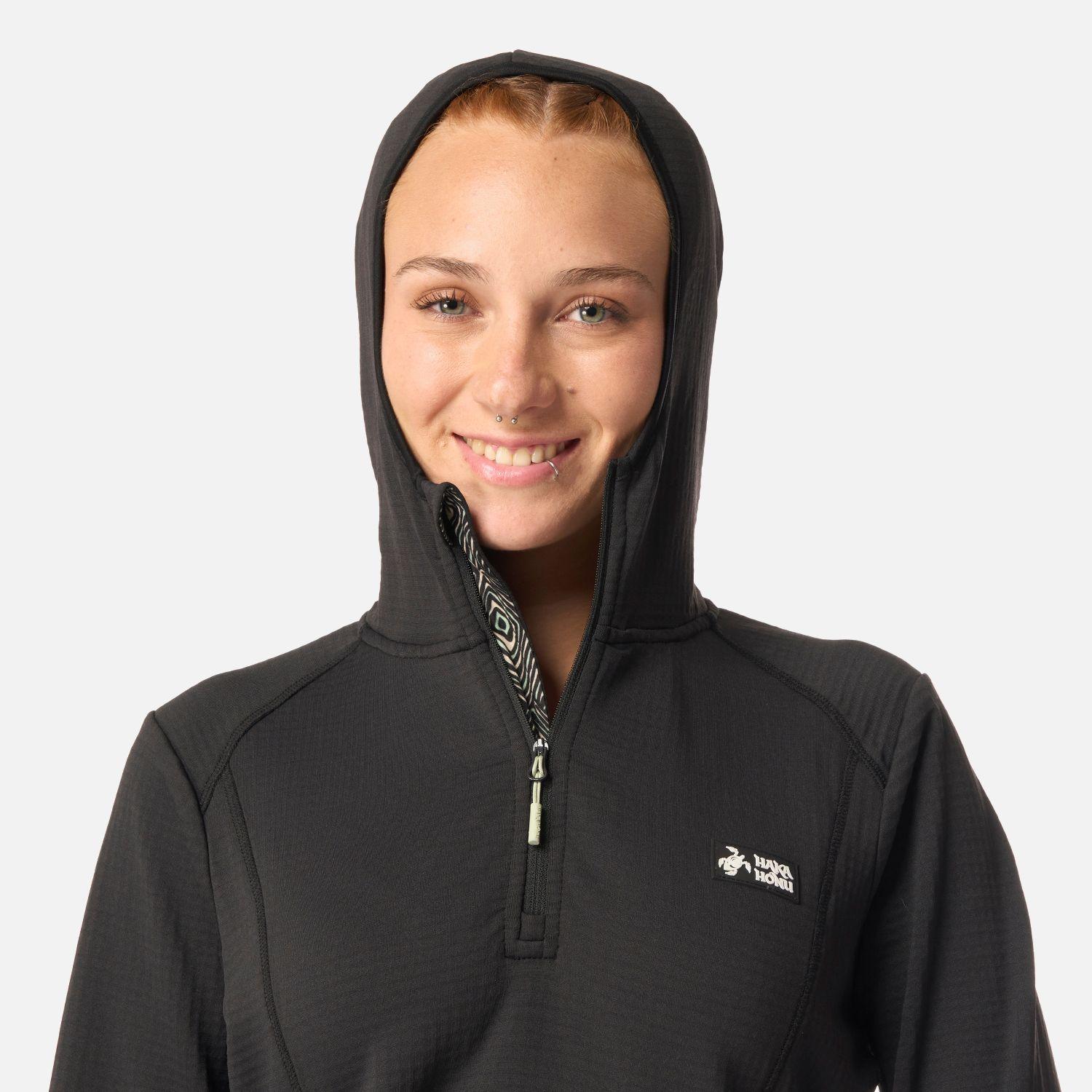 Polerón Mujer Taina Nui Negro Haka Honu I26-3