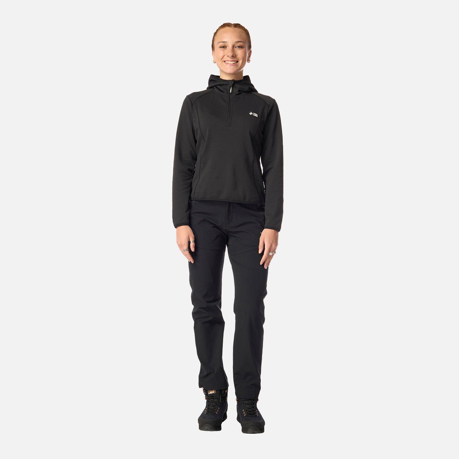 Polerón Mujer Taina Nui Negro Haka Honu I26-4