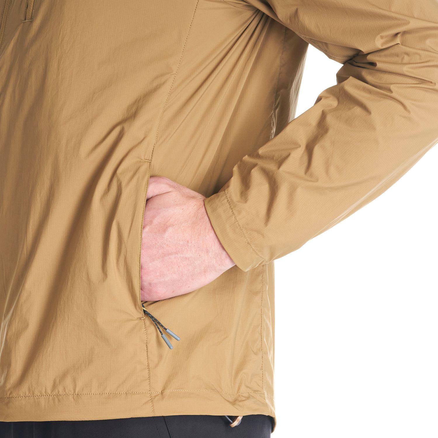 Chaqueta Hombre Spry WindBreaker Hoody Jacket Cafe Pardo Lippi-6