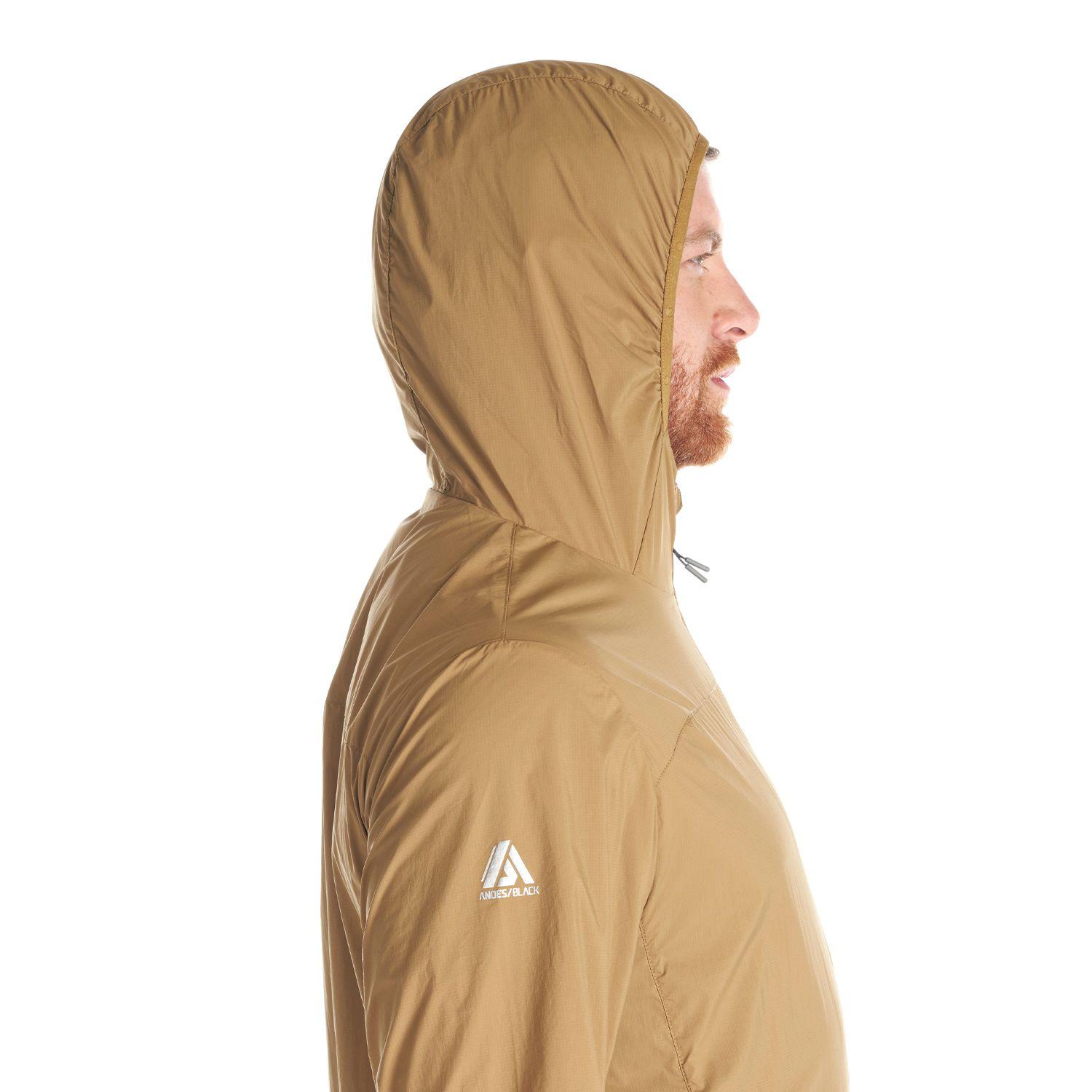 Chaqueta Hombre Spry WindBreaker Hoody Jacket Cafe Pardo Lippi-9