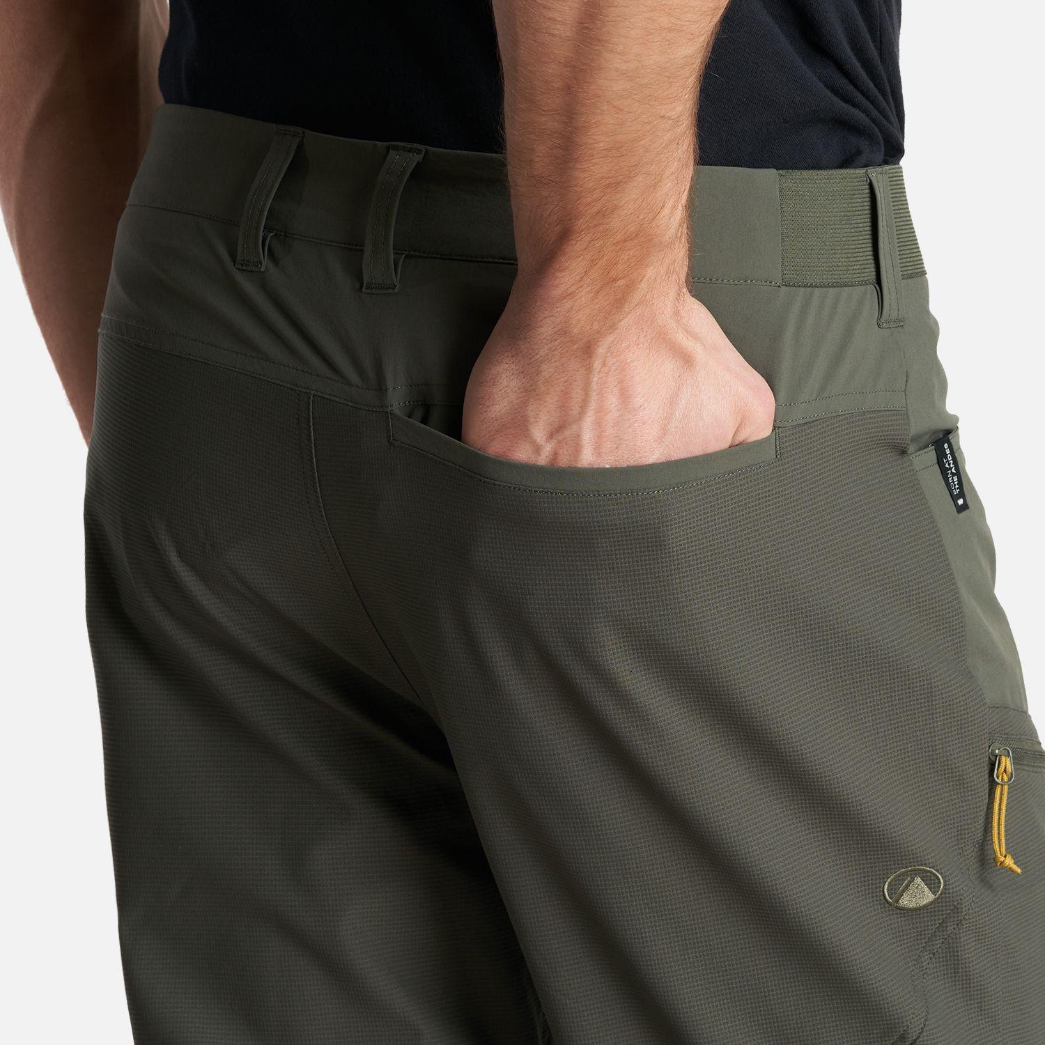 Pantalon Hombre Lennox Q-Dry Regular Fit Pants Verde Militar Lippi I24-9