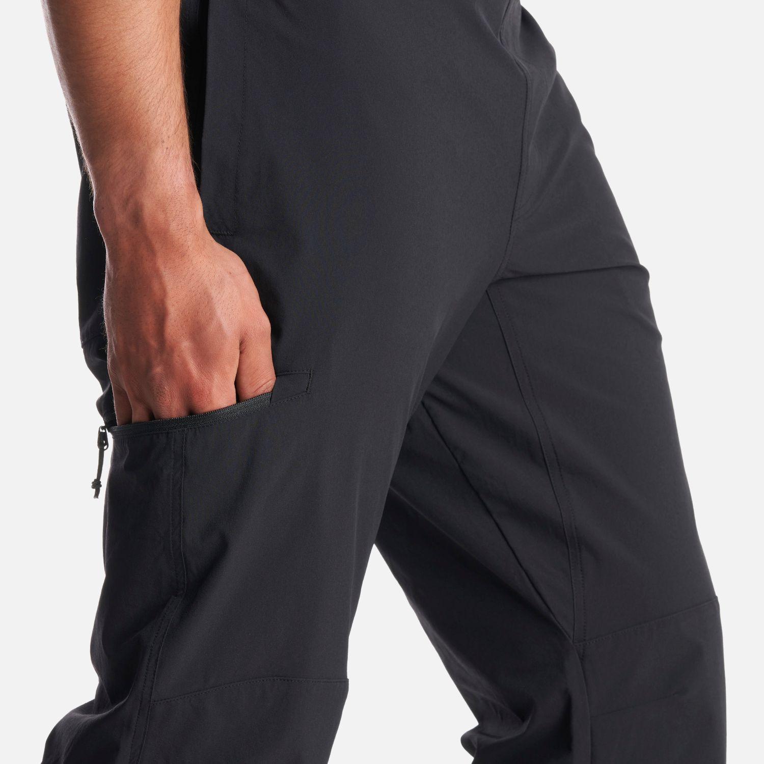Pantalon Hombre PureTrek Q-Dry Pants Negro Lippi V24-5