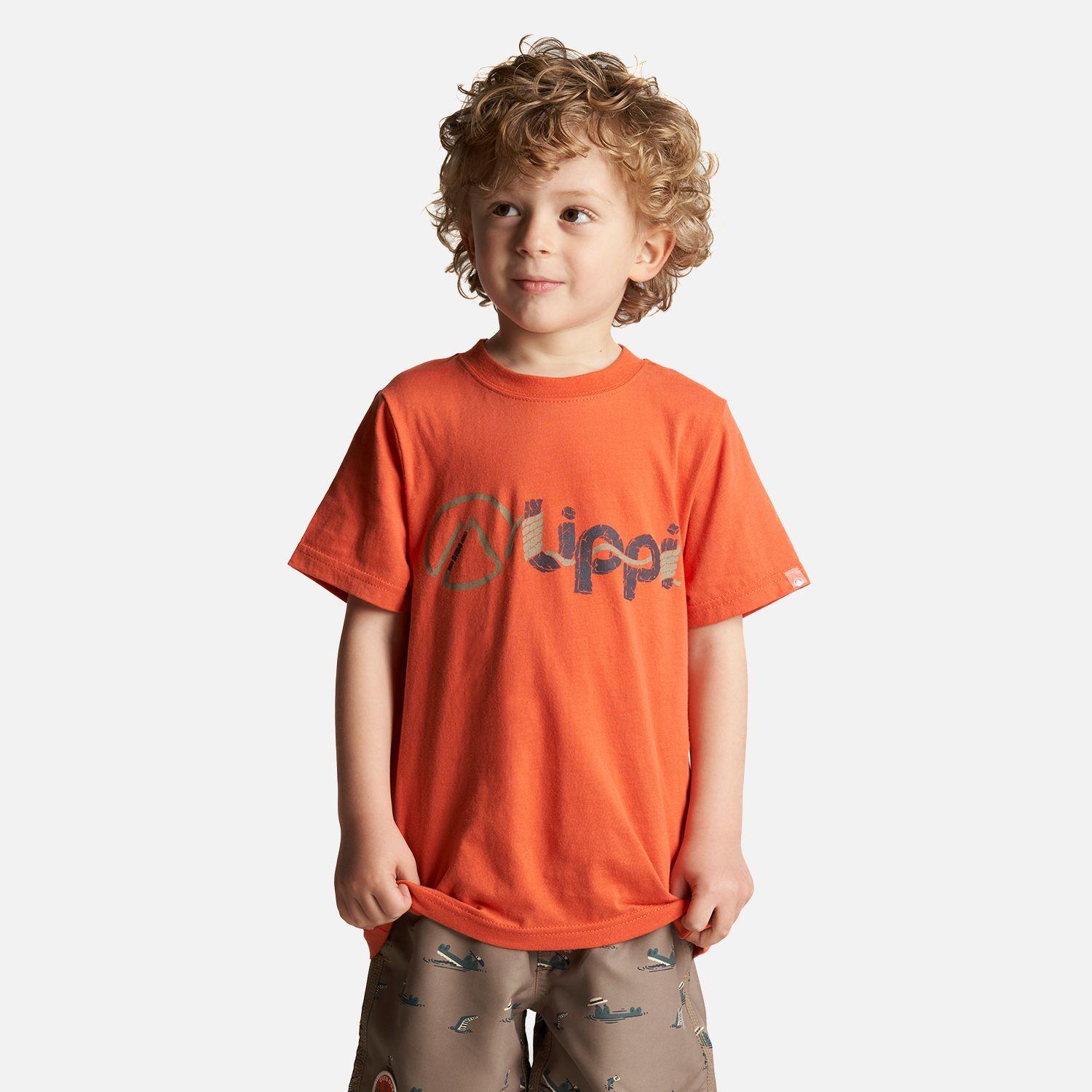 Polera Niño Logo Lippi T-Shirt Naranjo Lippi-1