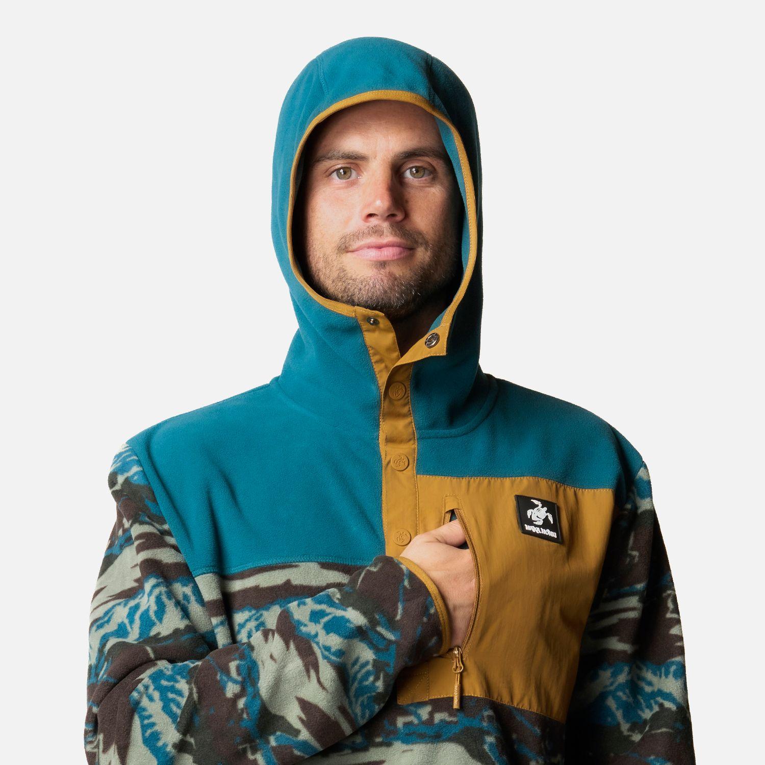 Polar Hombre Tokerau Hoody Print Petroleo Oscuro Haka Honu-3
