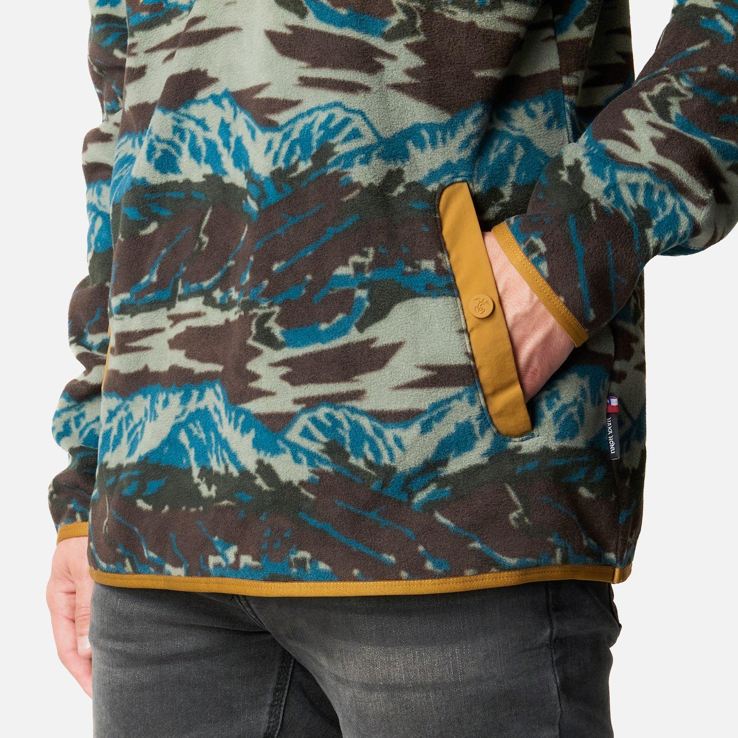 Polar Hombre Tokerau Hoody Print Petroleo Oscuro Haka Honu-4