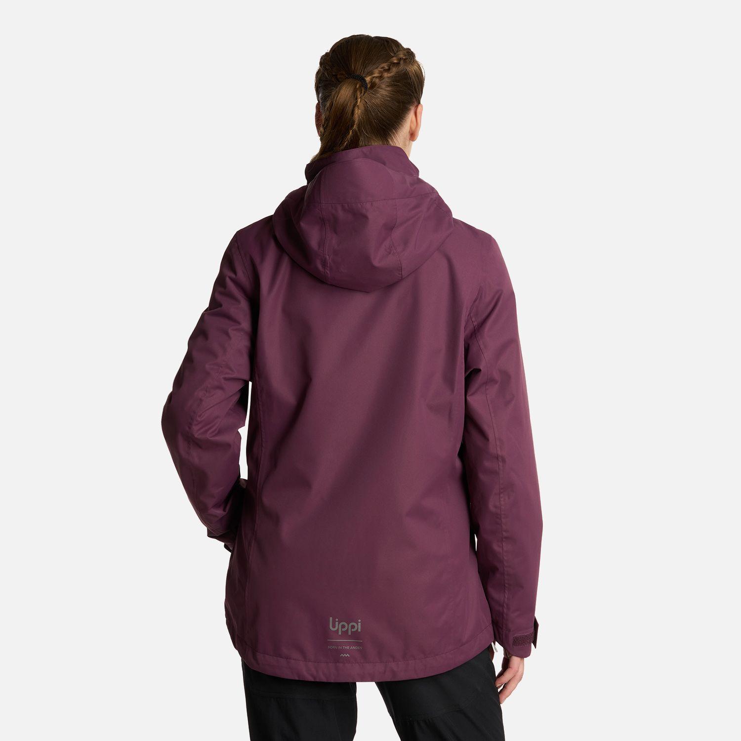 Chaqueta Mujer Tres Cruces Fusion-3 Hoody Vino Lippi I25-3