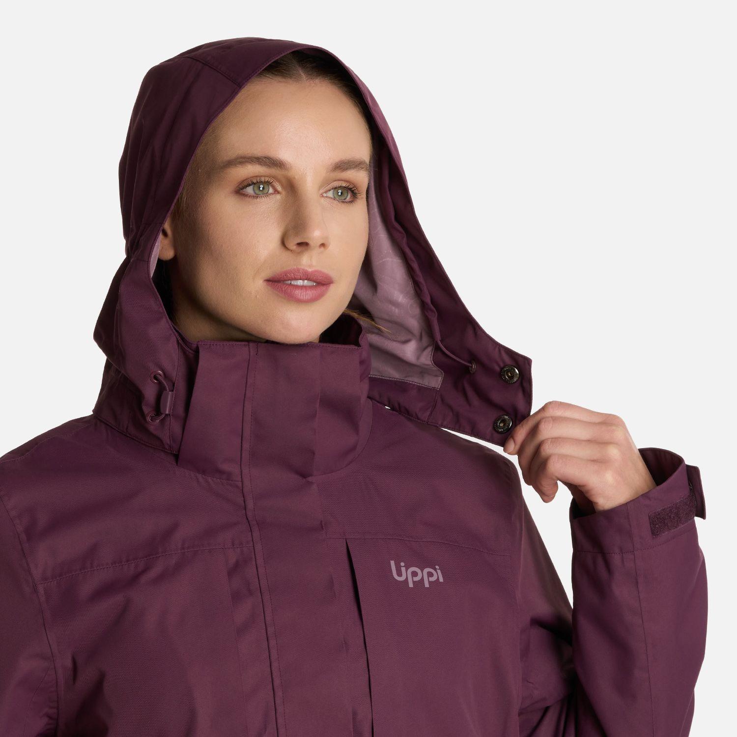 Chaqueta Mujer Tres Cruces Fusion-3 Hoody Vino Lippi I25-5