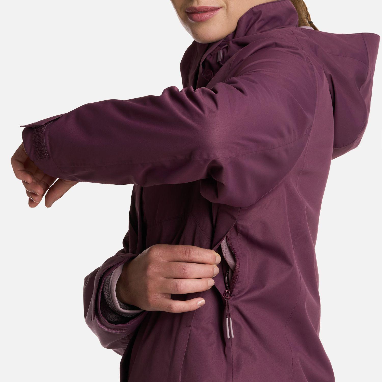 Chaqueta Mujer Tres Cruces Fusion-3 Hoody Vino Lippi I25-7