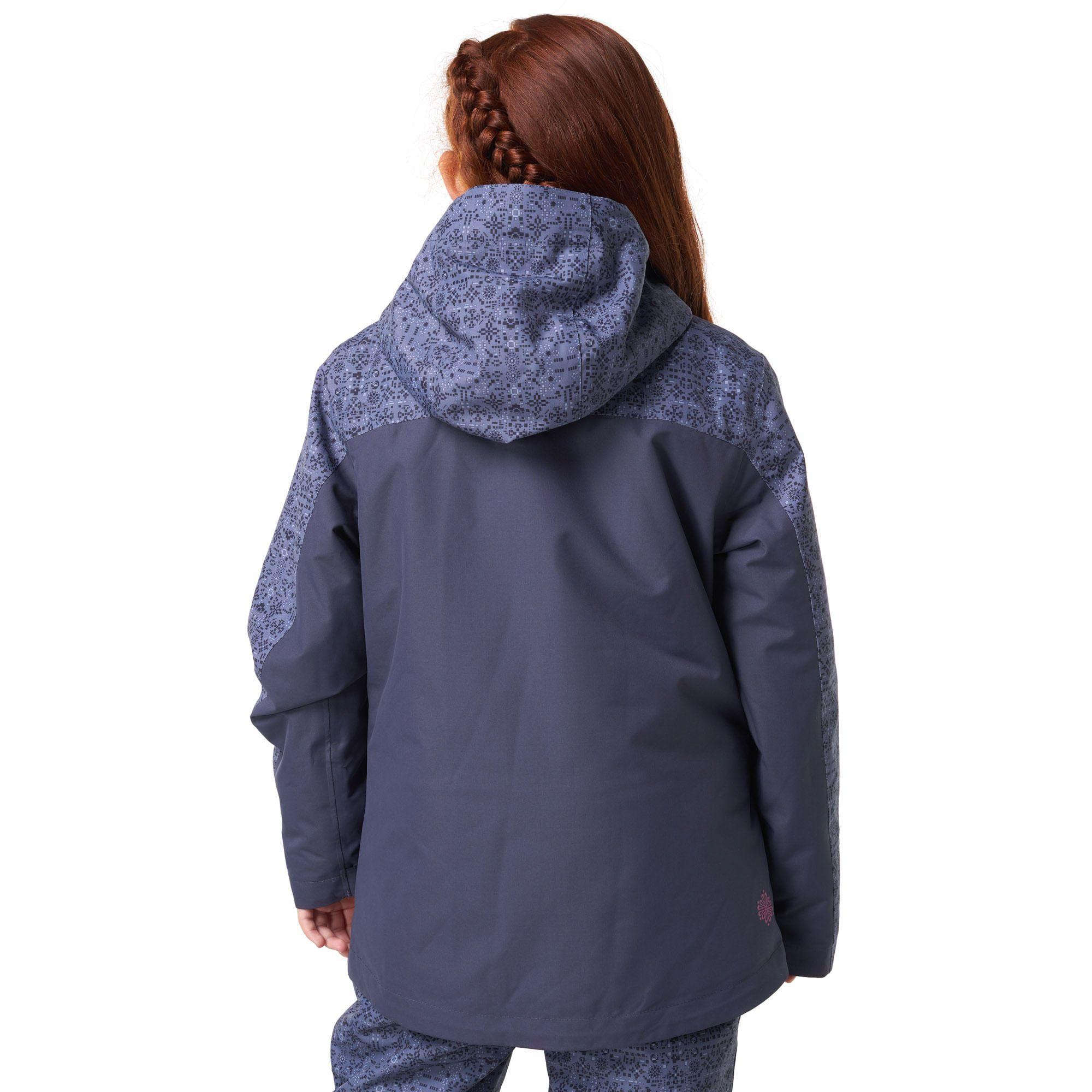 Chaqueta Niña Andes Snow B-Dry Hoody Jacket Uva / Malva Lippi-3