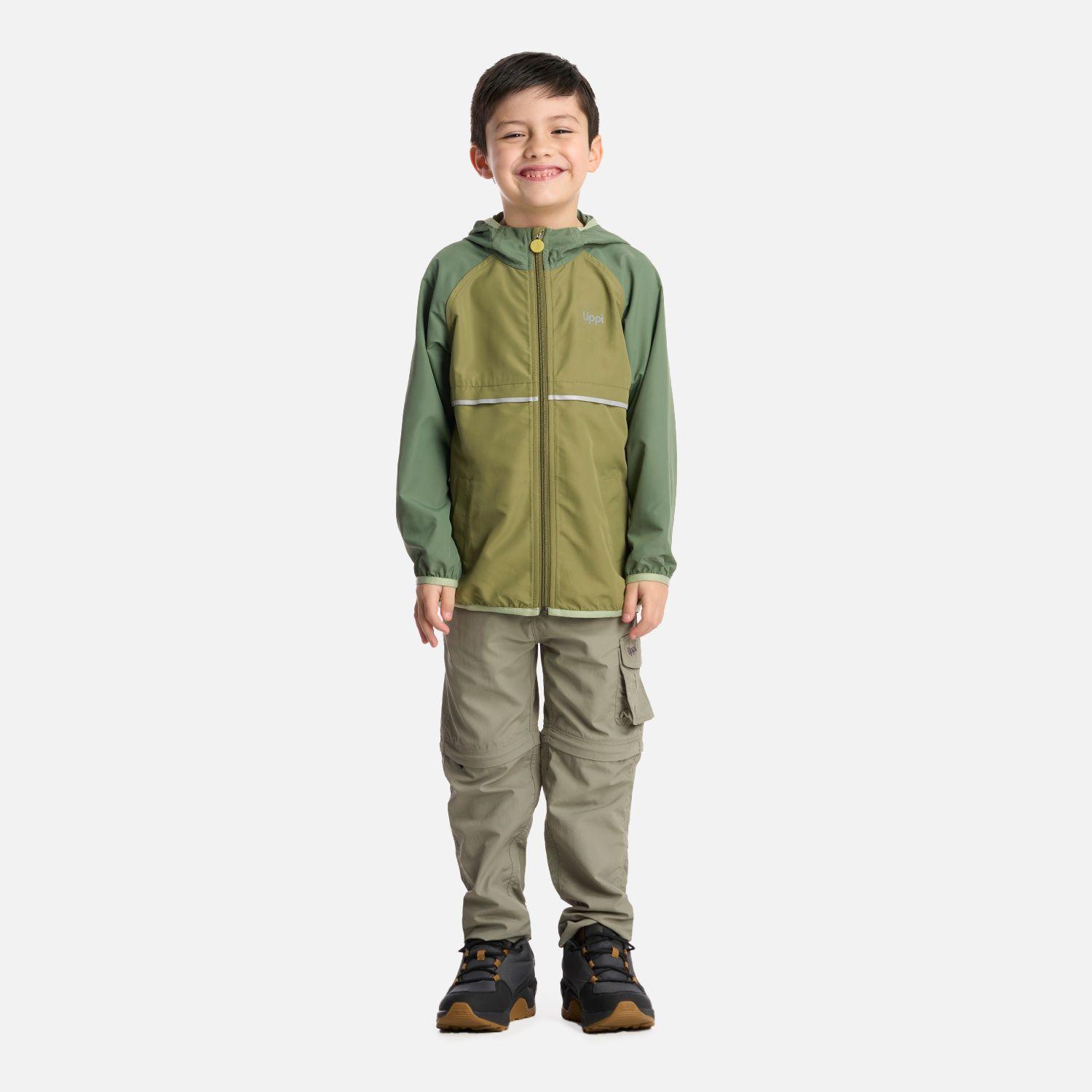 Chaqueta Niño Nightfall WindBreaker Hoody Jacket Verde Lippi-5