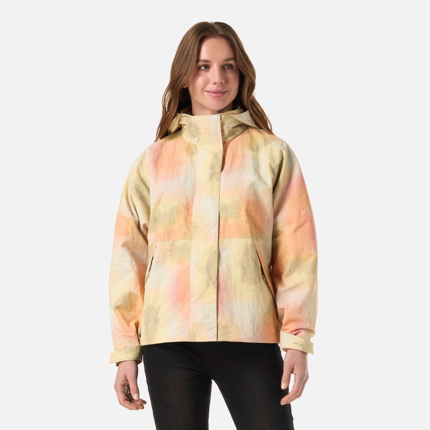 Chaqueta Mujer CityMe WindBreaker Hoody Jacket Print Damasco Lippi V26-0