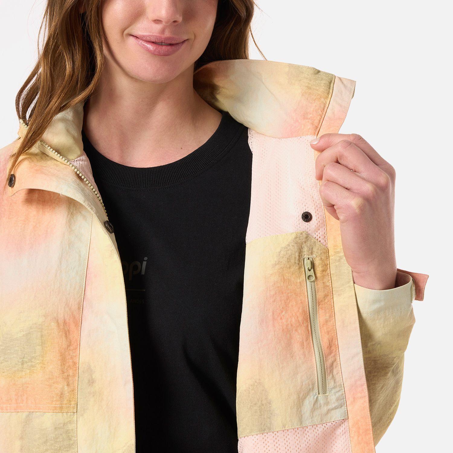 Chaqueta Mujer CityMe WindBreaker Hoody Jacket Print Damasco Lippi V26-6