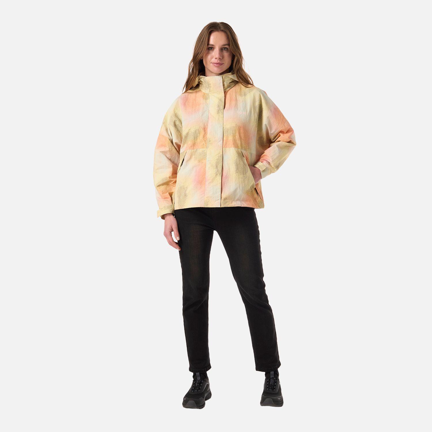 Chaqueta Mujer CityMe WindBreaker Hoody Jacket Print Damasco Lippi V26-7