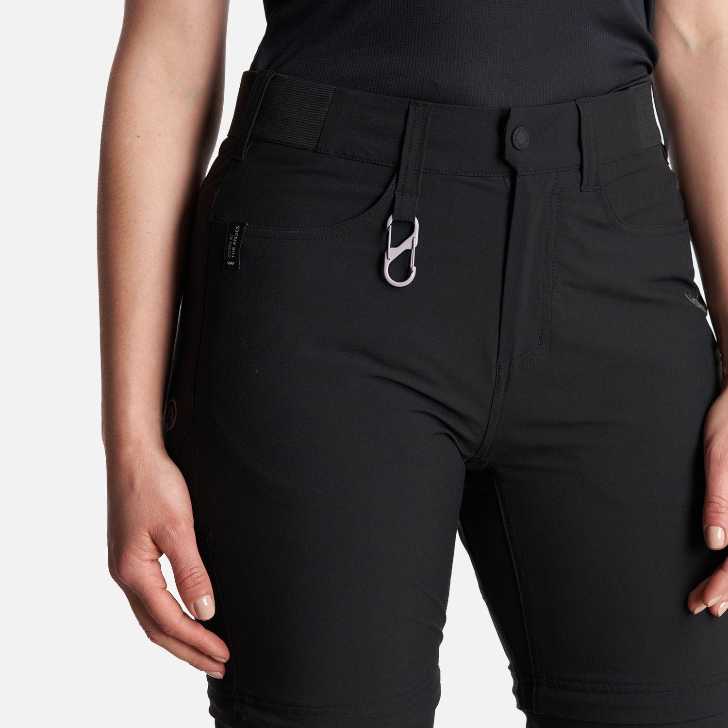 Pantalon Mujer  Lennox Q-Dry Mix-2 Pants Negro Lippi-4