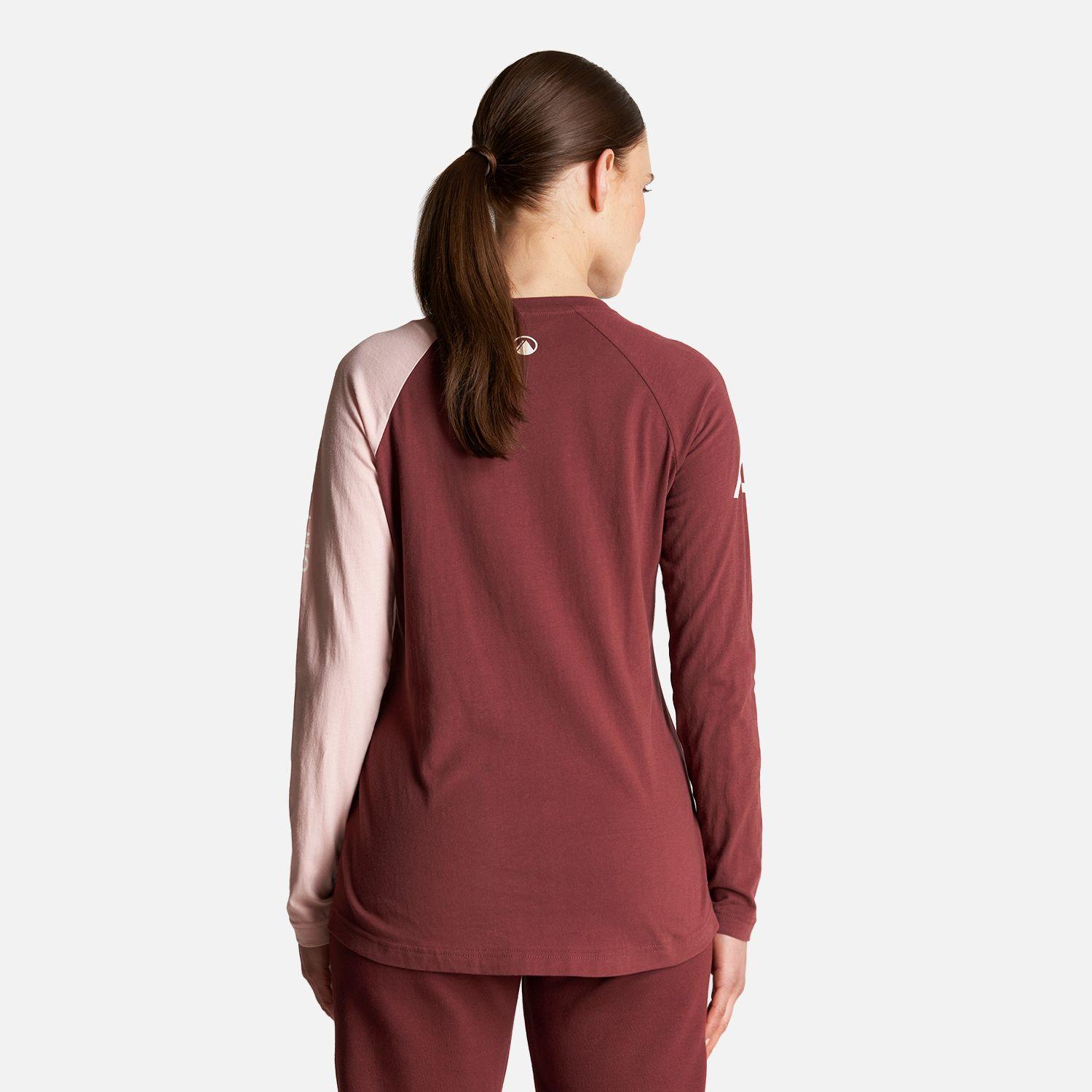 Polera Mujer Vulcano Cotton LS T-Shirt Vino Lippi-4