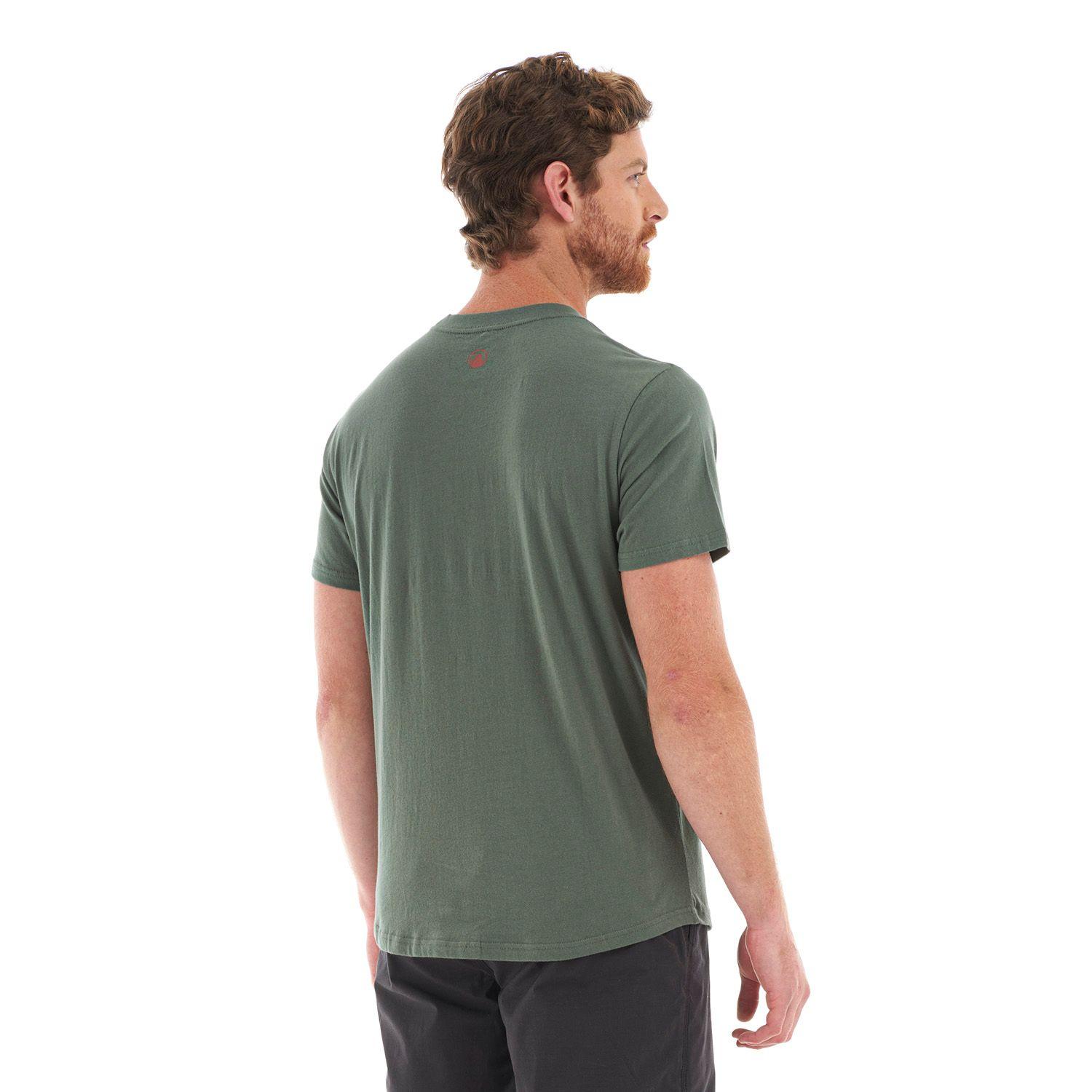 Polera Hombre Origins UV-Stop T-Shirt Verde Grisaceo Lippi-4