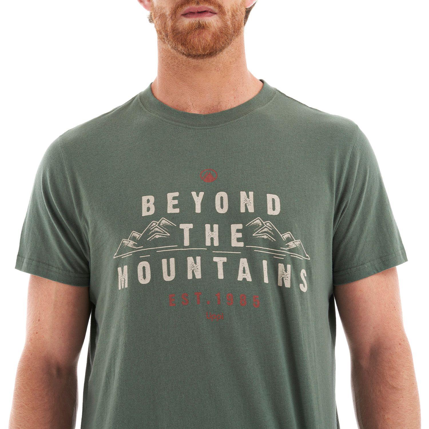 Polera Hombre Origins UV-Stop T-Shirt Verde Grisaceo Lippi-6