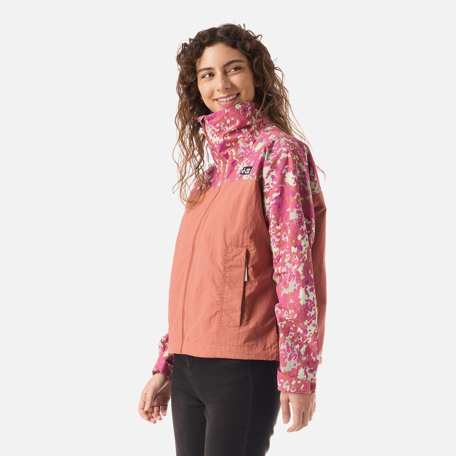 Chaqueta Mujer Hija Del Viento Terracota Claro Haka Honu V26-1