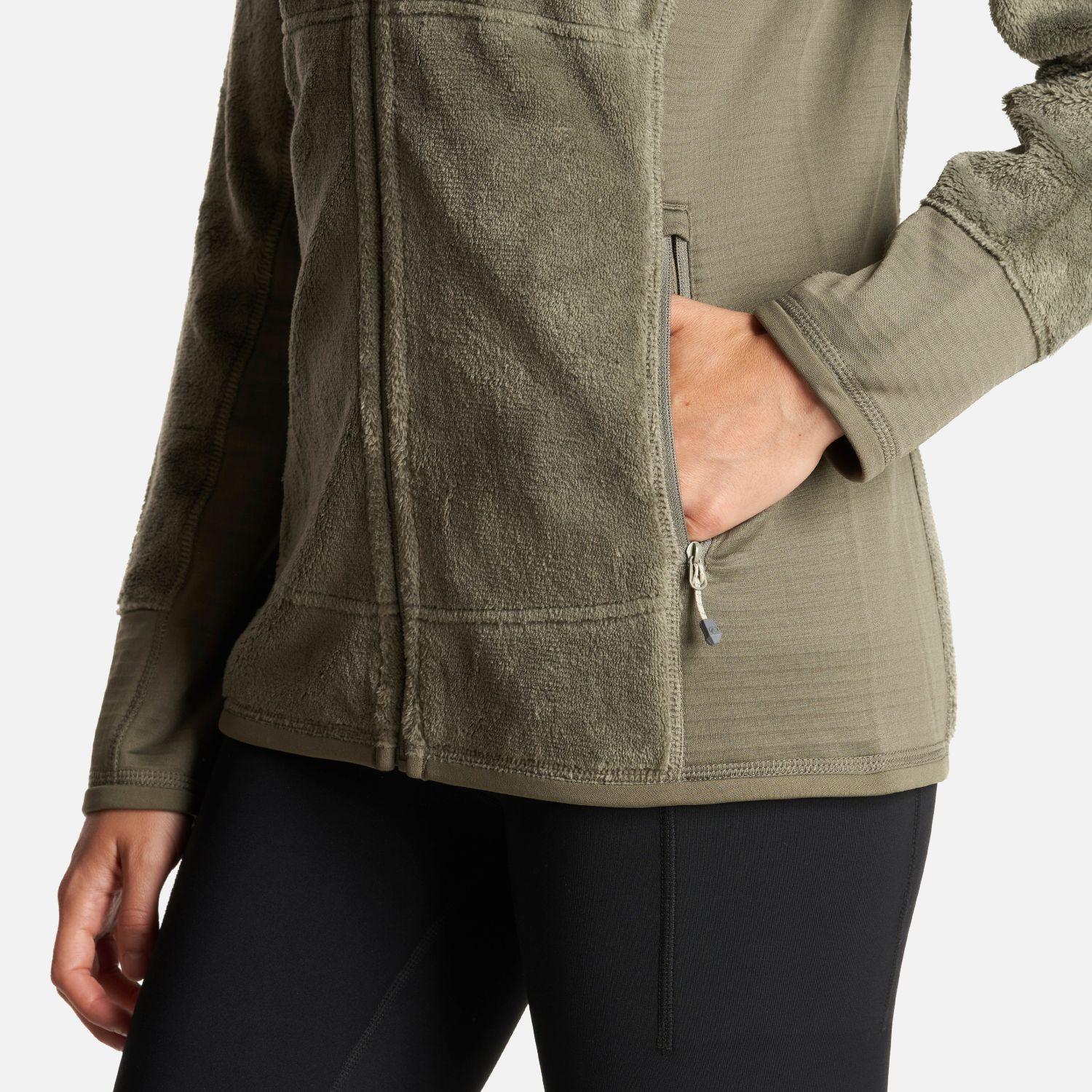 Poleron Mujer Numan Shaggy-Pro Jacket Laurel Lippi I23-5