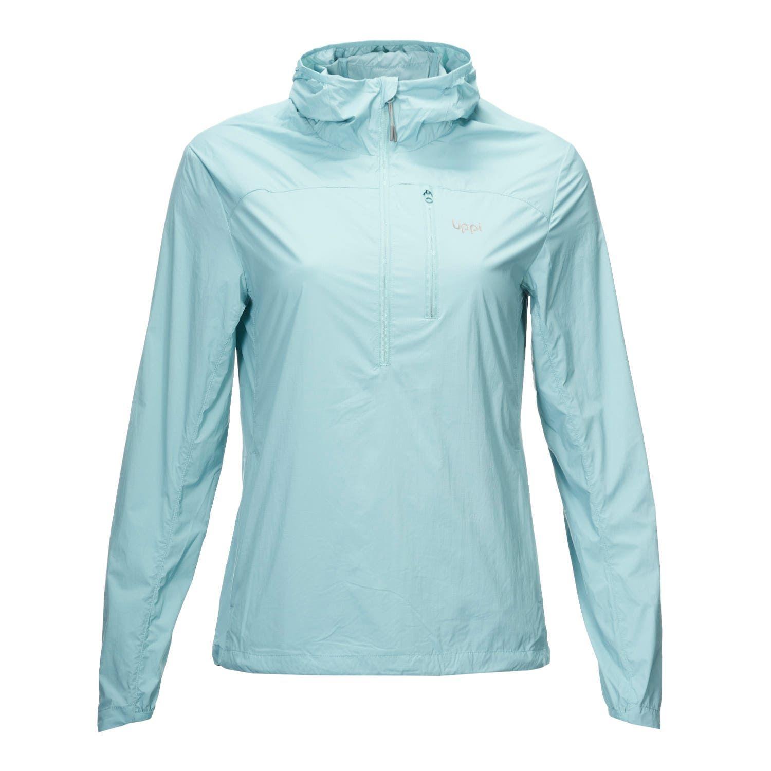 Chaqueta Mujer Spry WindBreaker 14 Zip Hoody Jacket Turquesa Lippi-0