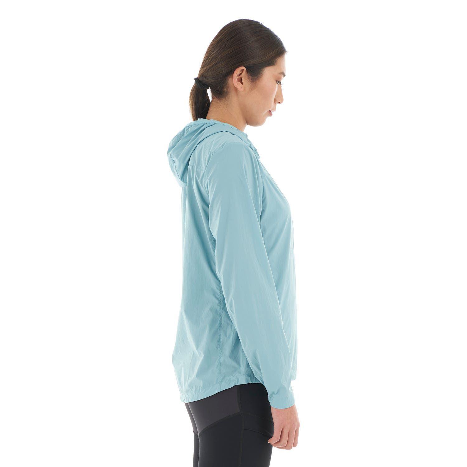 Chaqueta Mujer Spry WindBreaker 14 Zip Hoody Jacket Turquesa Lippi-3