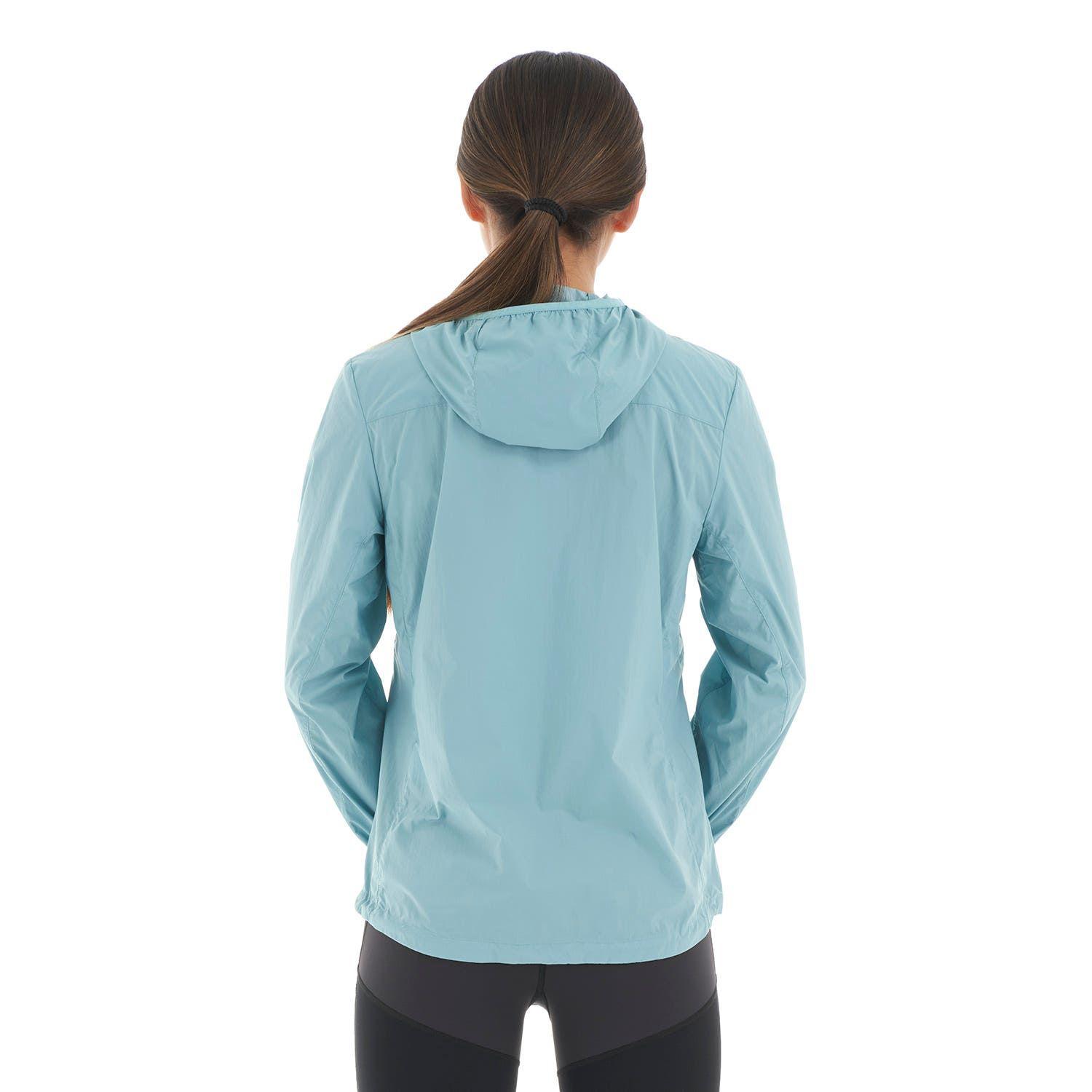 Chaqueta Mujer Spry WindBreaker 14 Zip Hoody Jacket Turquesa Lippi-5