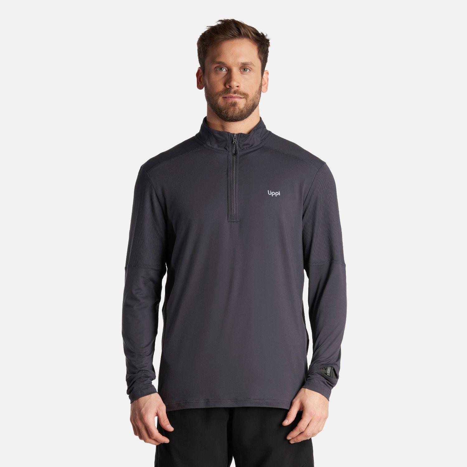 Poleron Hombre Puerto Trucco 14 Zip Grafito Lippi V24-1