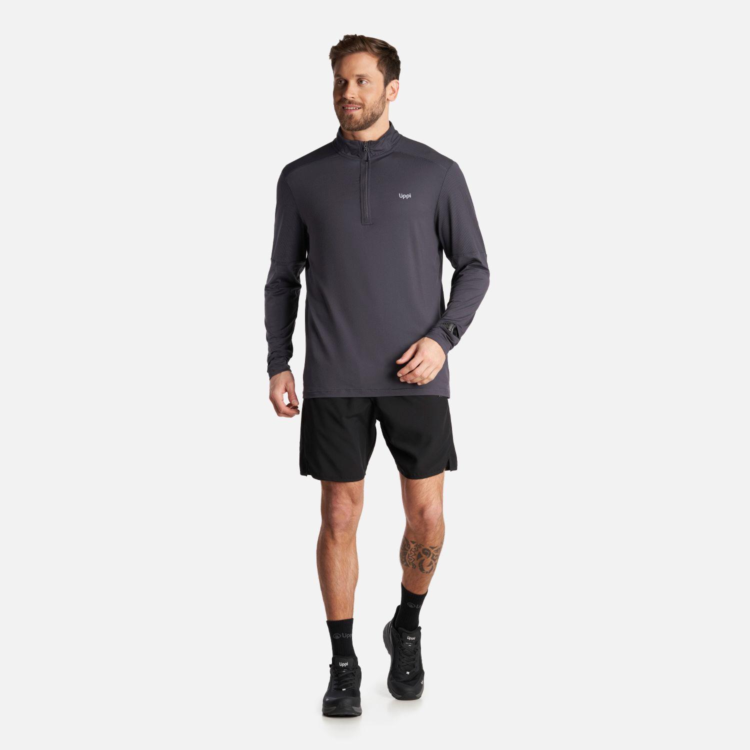 Poleron Hombre Puerto Trucco 14 Zip Grafito Lippi V24-6