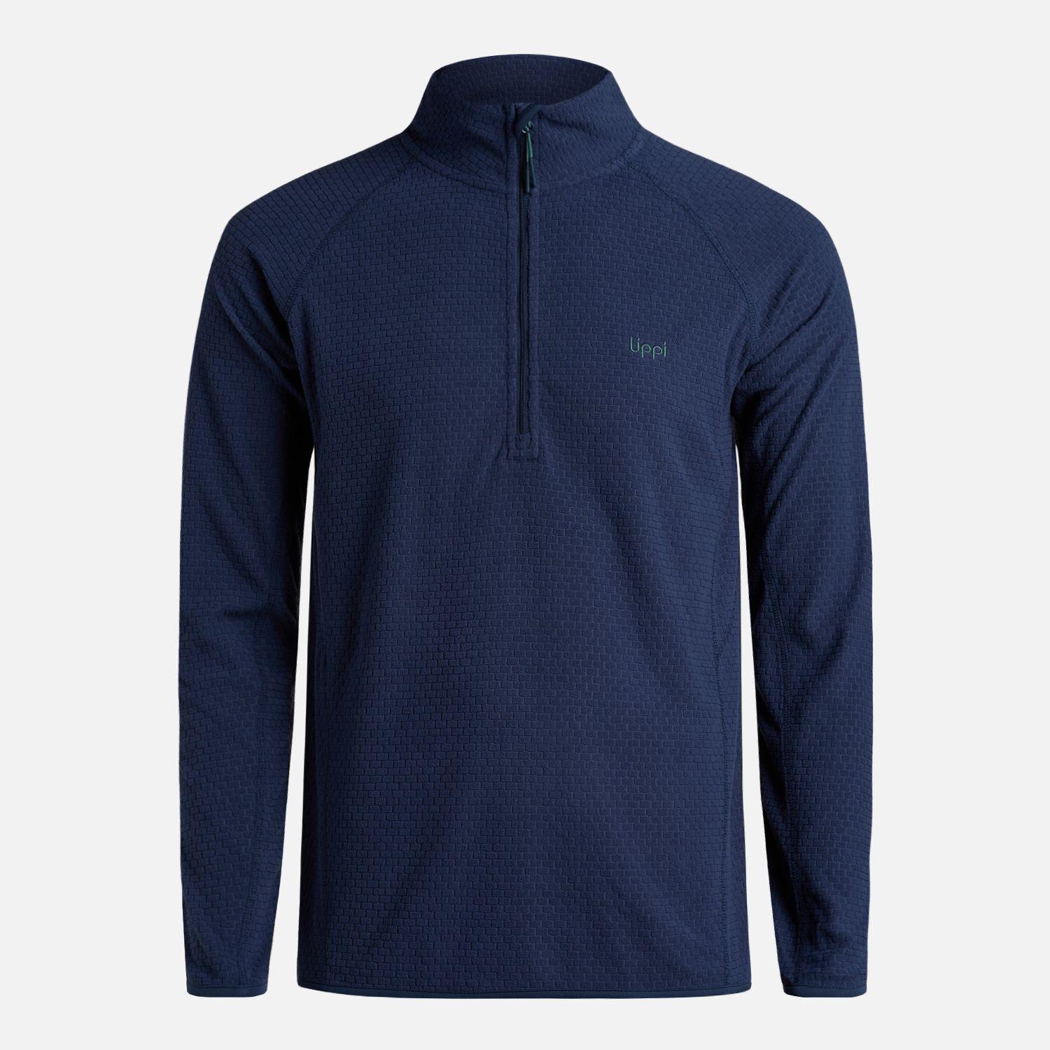 Polerón Hombre Jacaranda Nano-F 14 Zip Azul Lippi I25-5