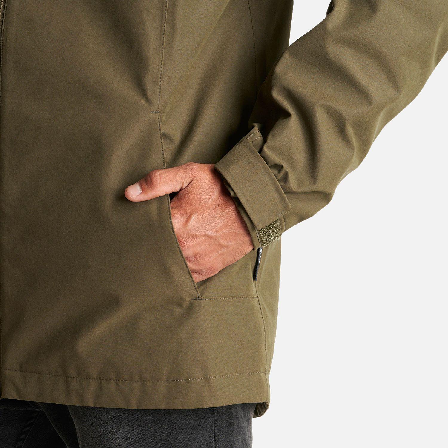 Chaqueta Hombre Citizen Warm B-Dry Hoody Jacket Verde Militar Lippi-6