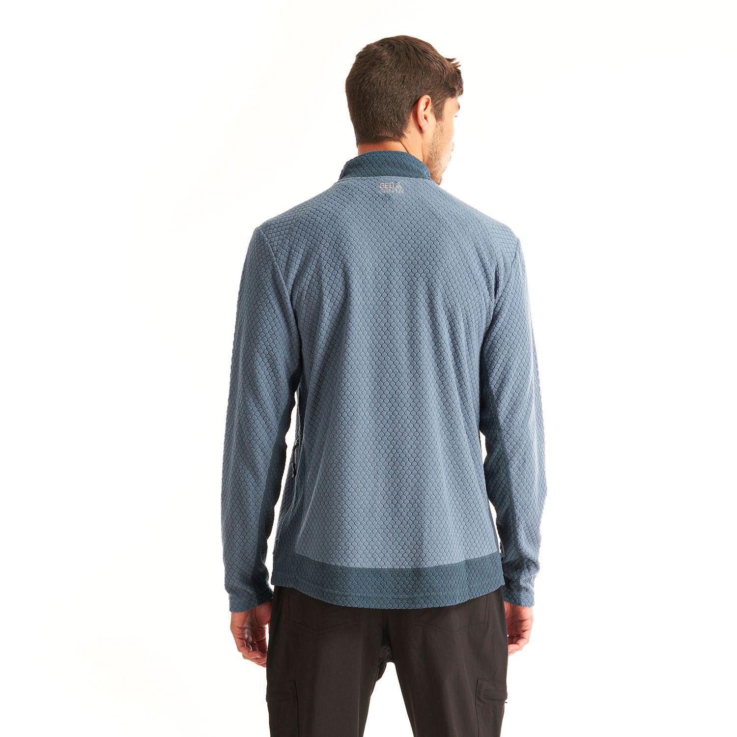 Poleron Hombre Secoya Azul Geography-3