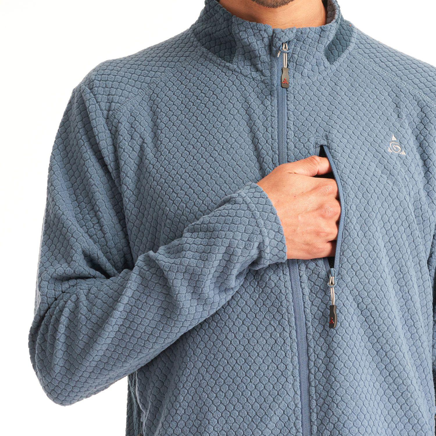 Poleron Hombre Secoya Azul Geography-4