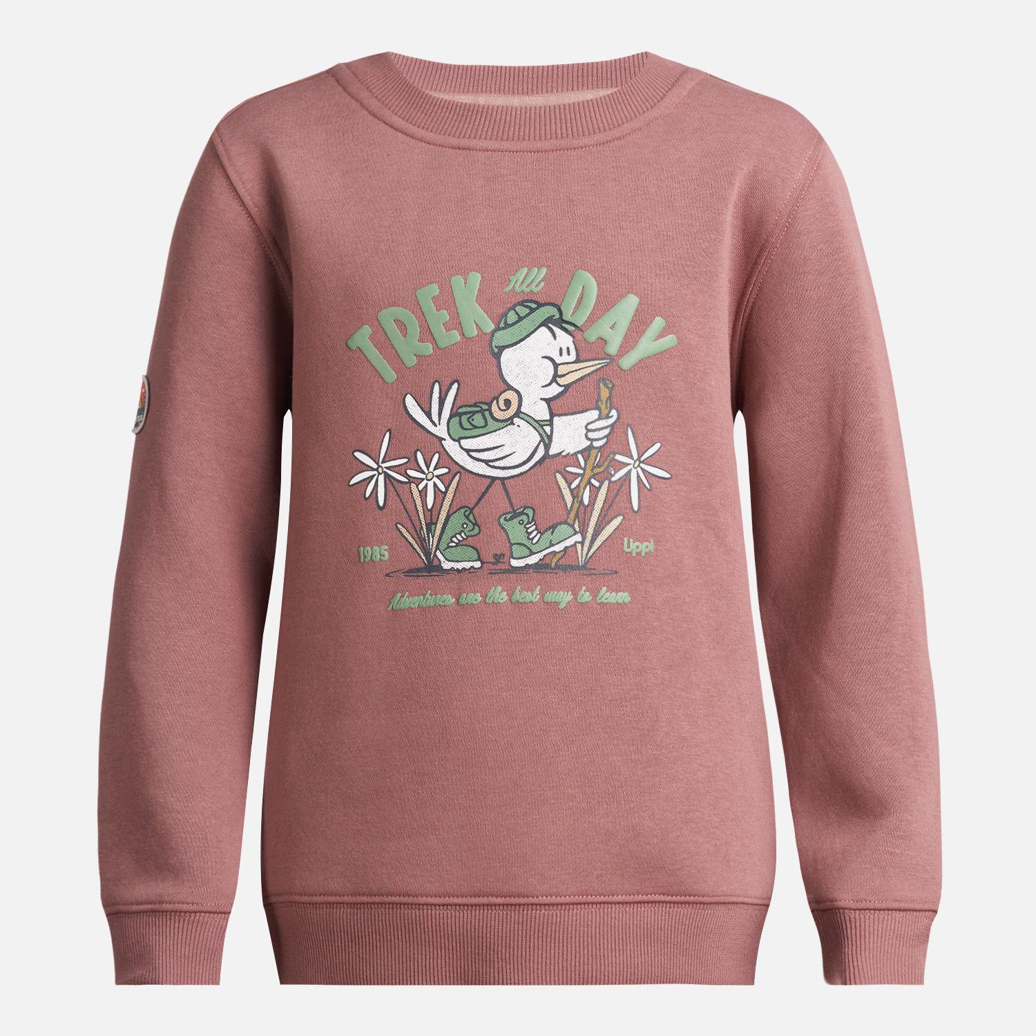 Poleron Niña Insigne Sweatshirt Palo Rosa Lippi-0