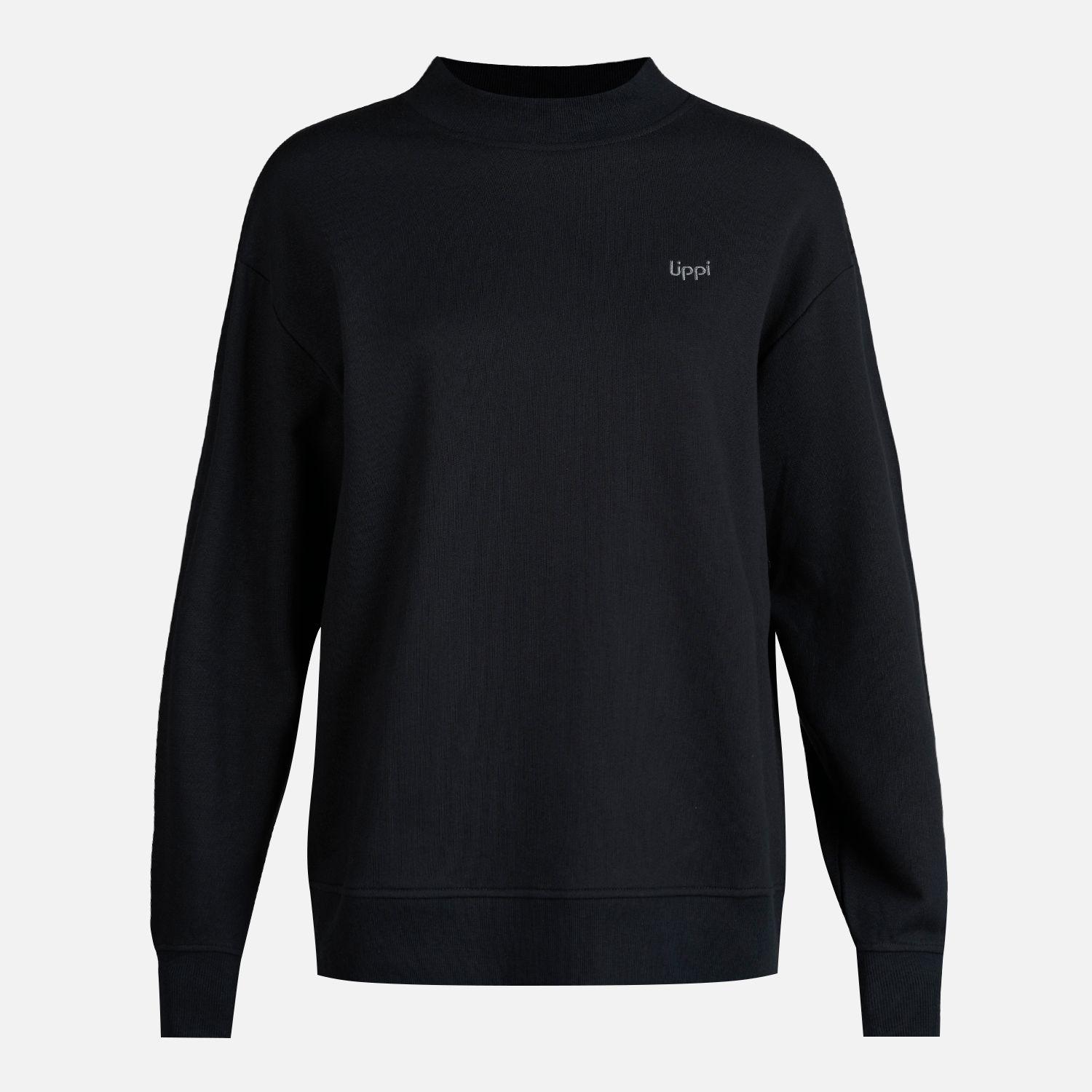 Poleron Mujer Ulmo Crewneck Sweatshirt Negro Lippi-0