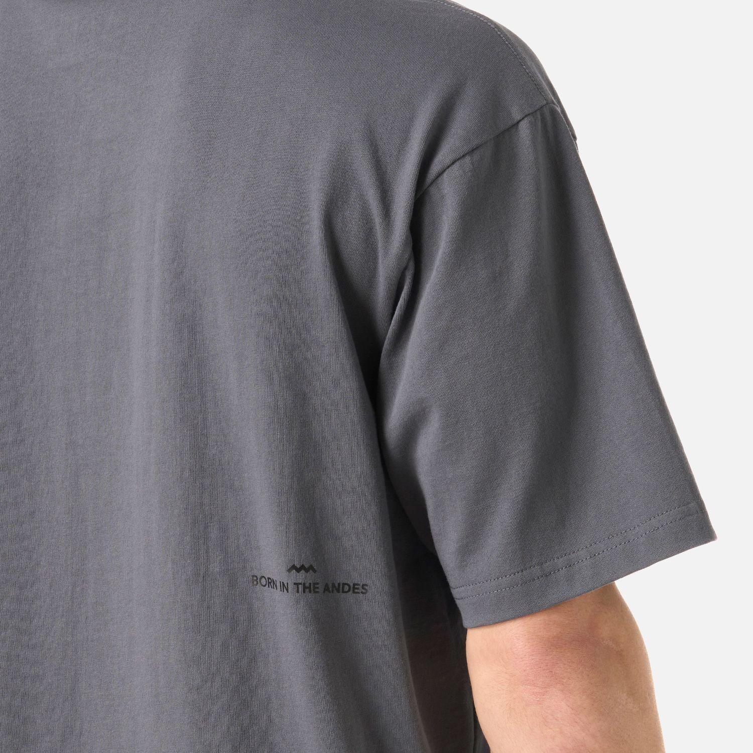 Polera Hombre Endura Cotton T-Shirt Grafito Lippi V26-4