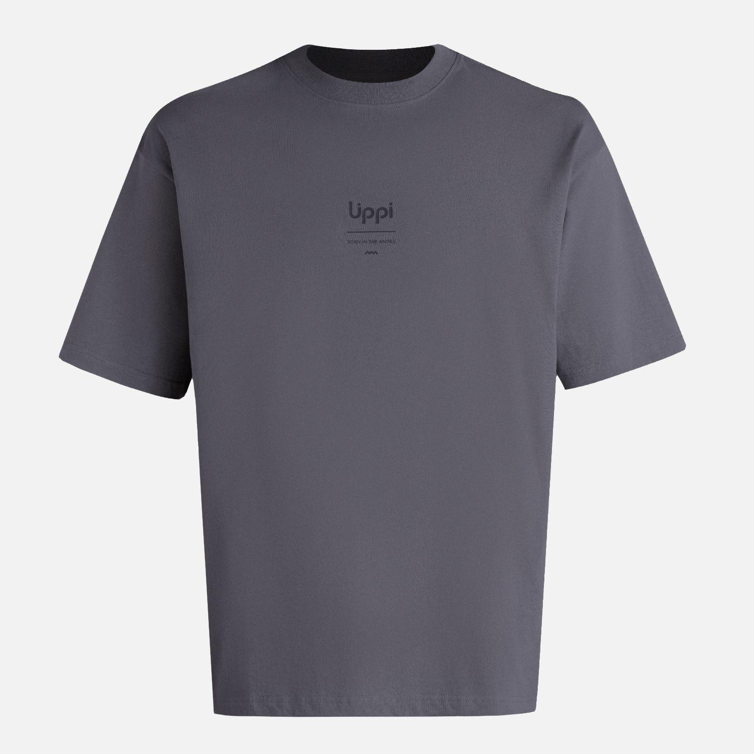 Polera Hombre Endura Cotton T-Shirt Grafito Lippi V26-6