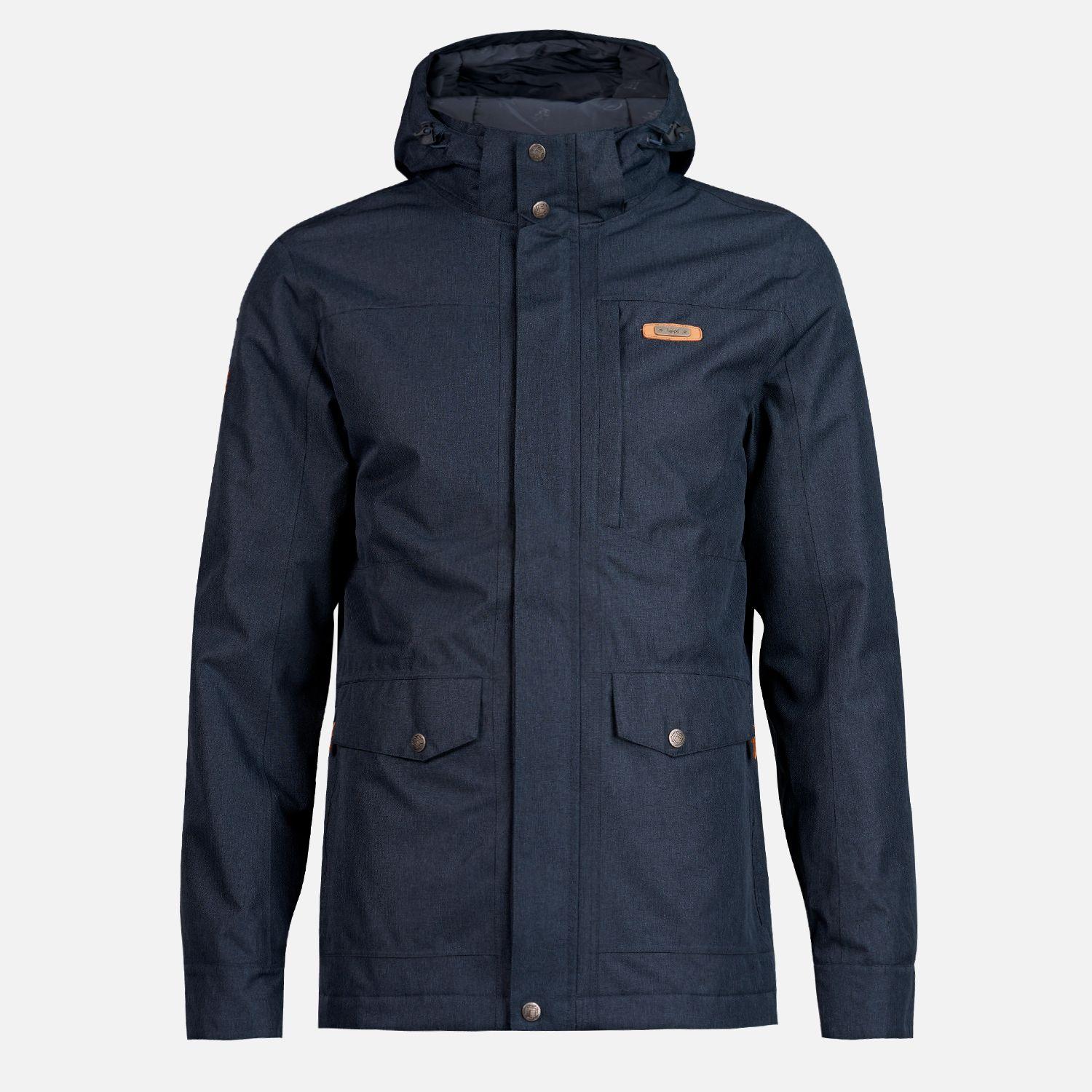 Chaqueta Hombre Roble B-Dry Hoody Jacket Azul Marino Lippi-0