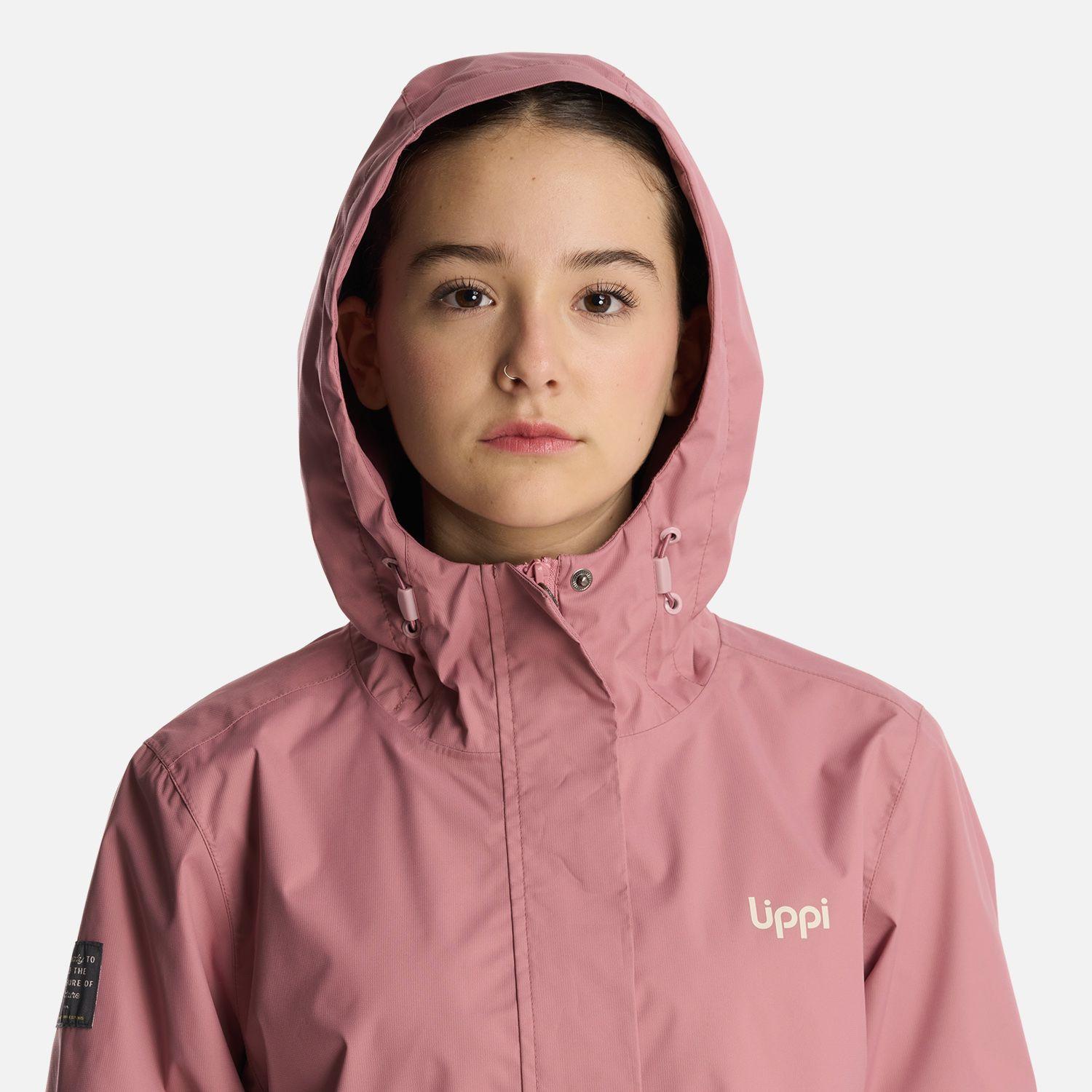 Chaqueta Teen Girl Blizzard B-Dry Hoody Rosa Oscuro Lippi-3