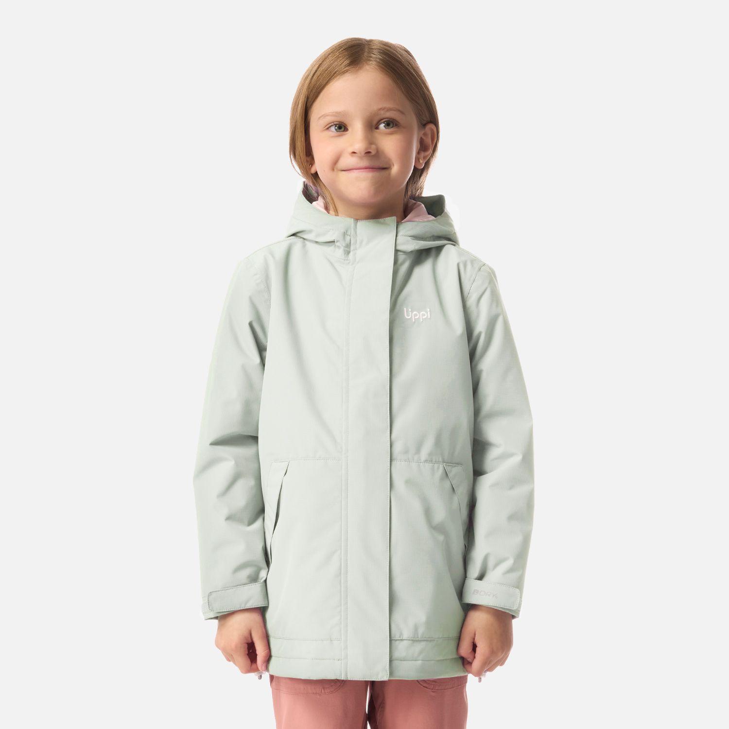 Chaqueta Niña Cold Place B-Dry Hoody Jacket Verde Agua Lippi I26-0