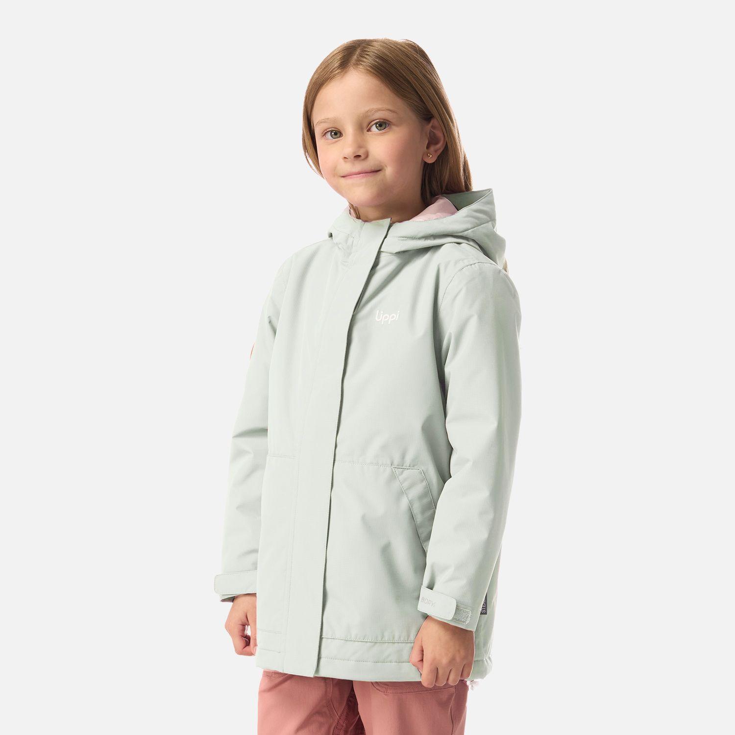 Chaqueta Niña Cold Place B-Dry Hoody Jacket Verde Agua Lippi I26-1