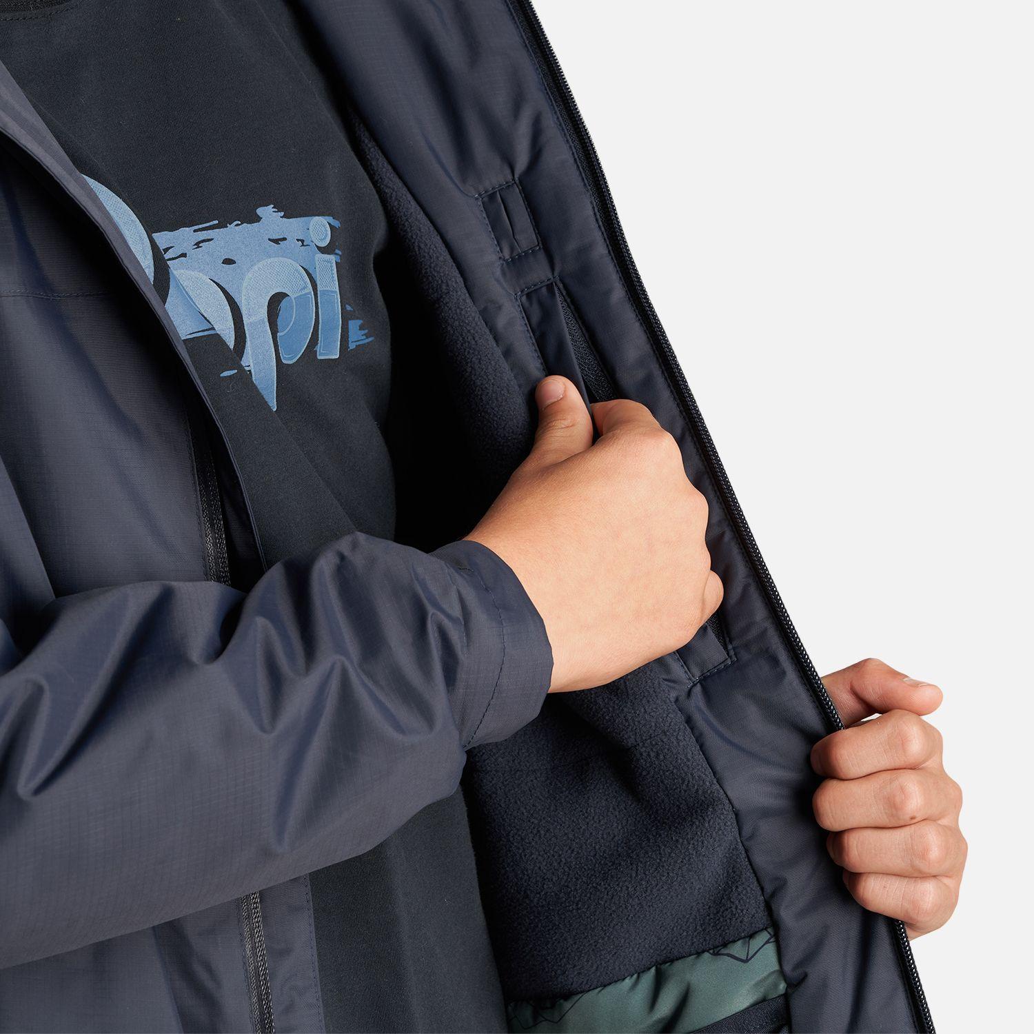 Chaqueta Teen Boy Cold Place B-Dry Hoody Jacket Azul Marino Lippi I23-5