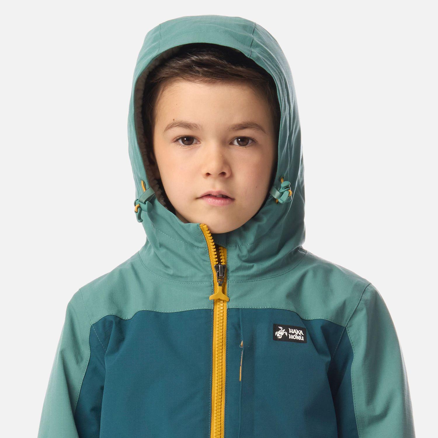 Chaqueta Niño Mini Diluvio Turquesa Haka Honu I26-3