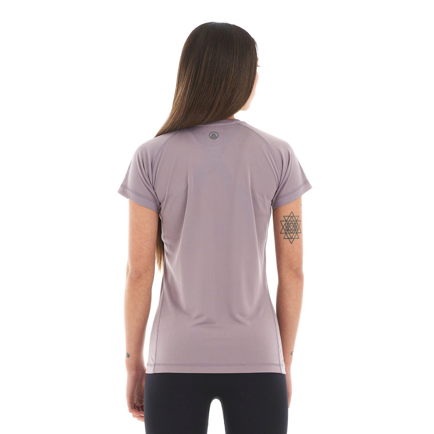 Polera Mujer Core Q-Dry T-Shirt Lila Lippi-4