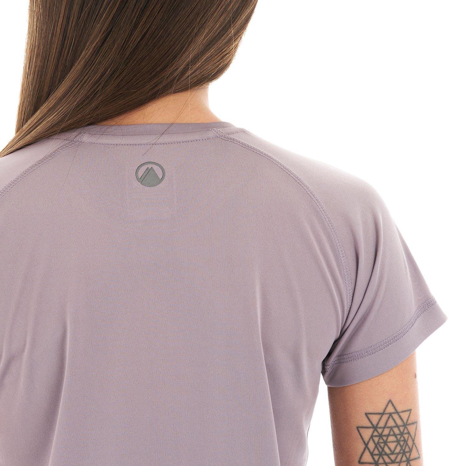 Polera Mujer Core Q-Dry T-Shirt Lila Lippi-6