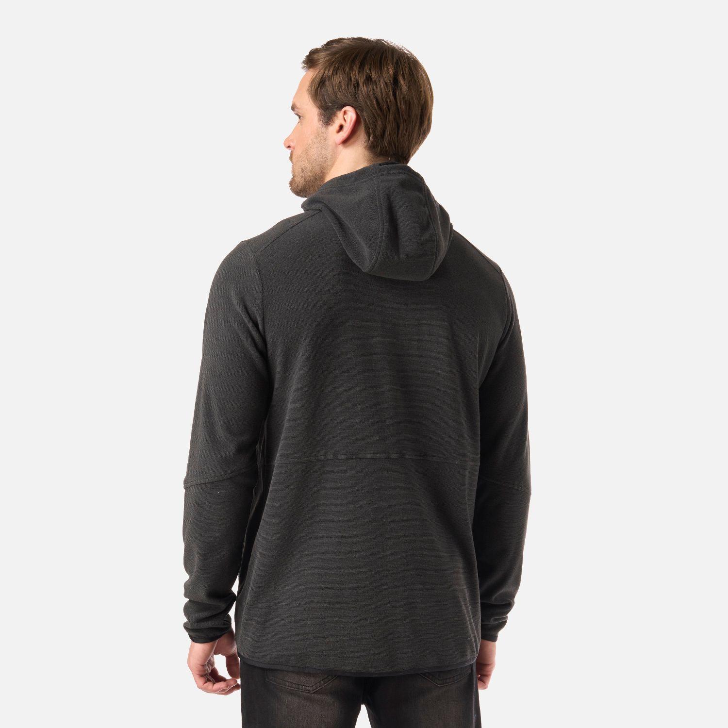 Polar Hombre Stripes Nano-F Full Zip Hoody Negro Lippi V26-2