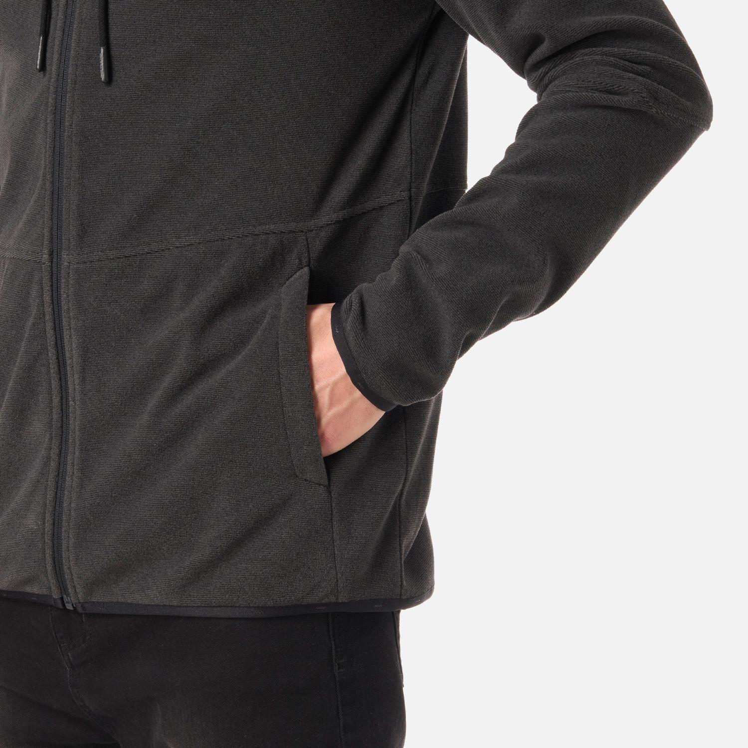 Polar Hombre Stripes Nano-F Full Zip Hoody Negro Lippi V26-4