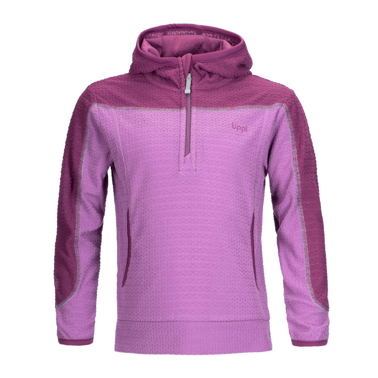 Poleron Niña Saltamontes Nano-F 1/4 Zip Hoody Purpura Claro / Lavanda Lippi-0